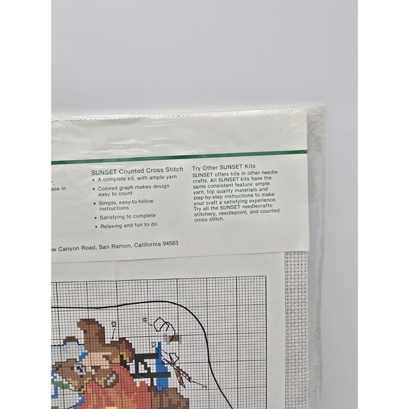 Sunset Christmas Stocking Santa's Finishing Touch Counted Cross Stitch Kit #2900 - Picture 5 of 5